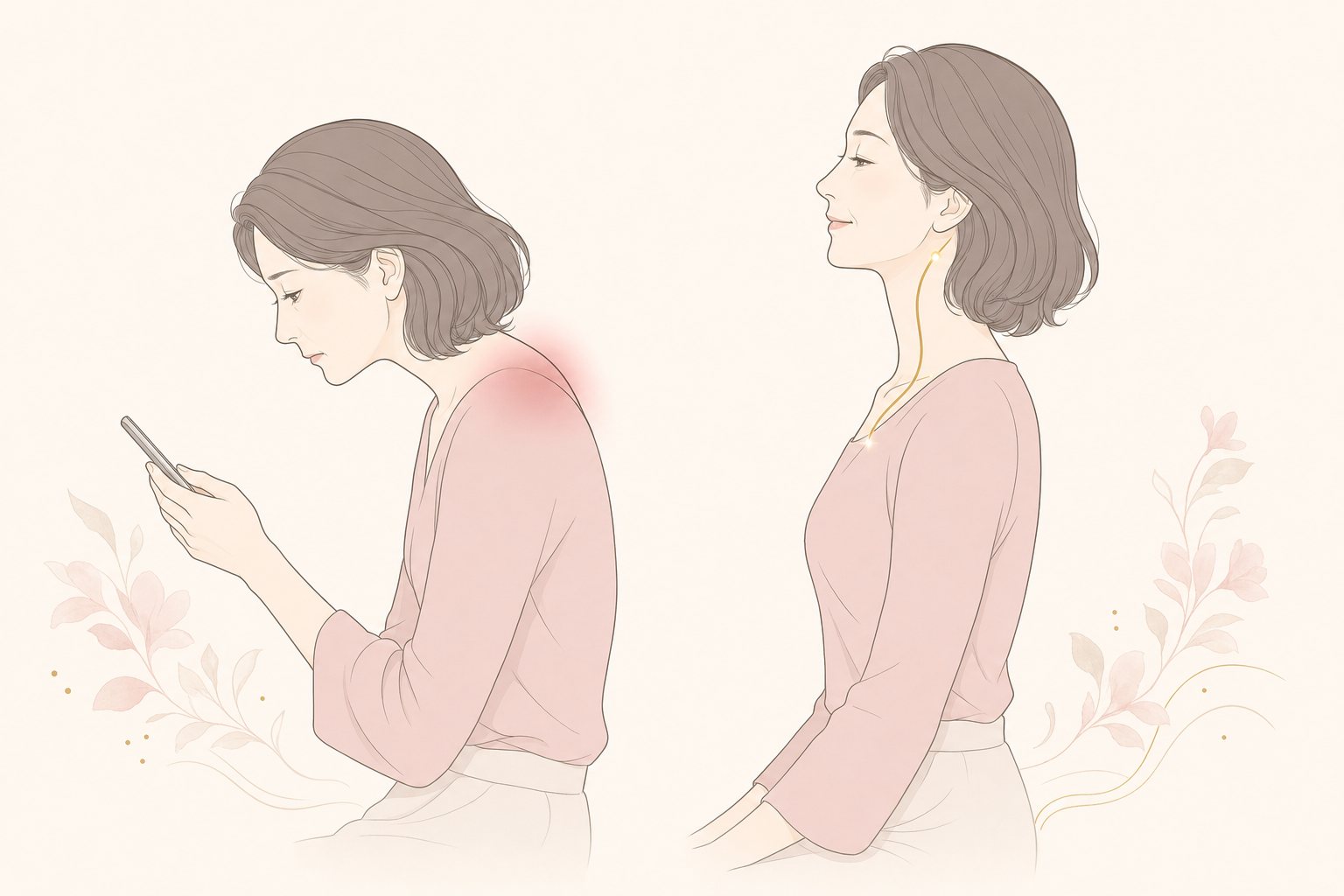 すっきりした顔を長持ちさせるには？の図