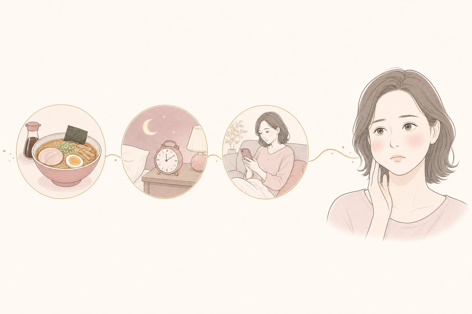 すっきり感は、いつまで続く？の図