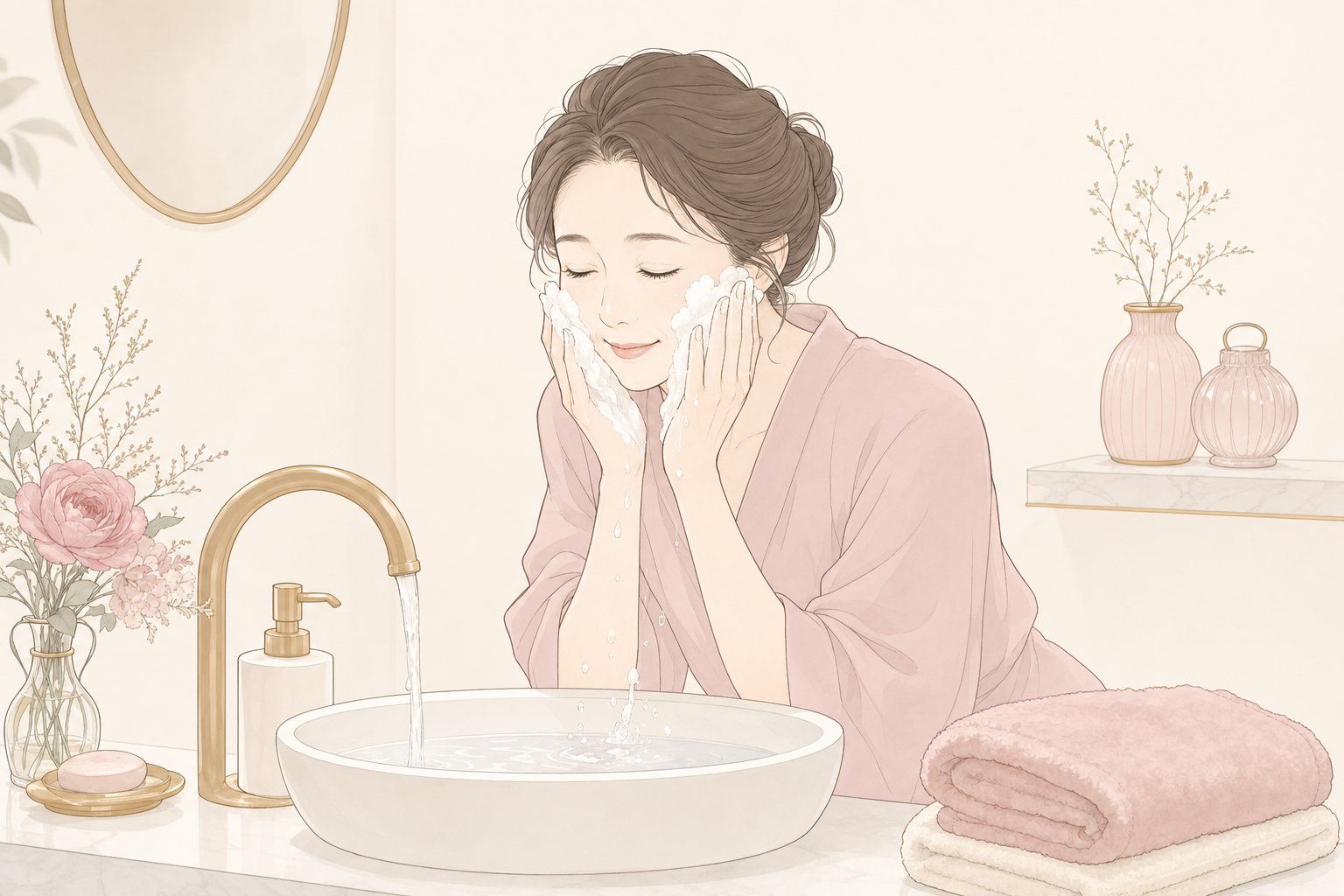 洗いすぎと保湿の足りなさ